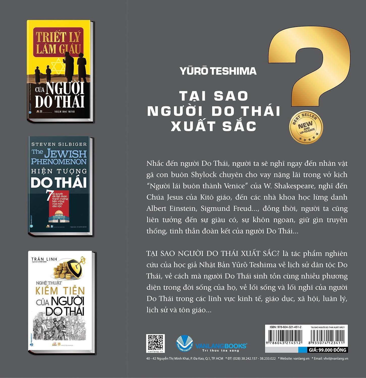 Tại Sao Người Do Thái Xuất Sắc (Tái Bản)