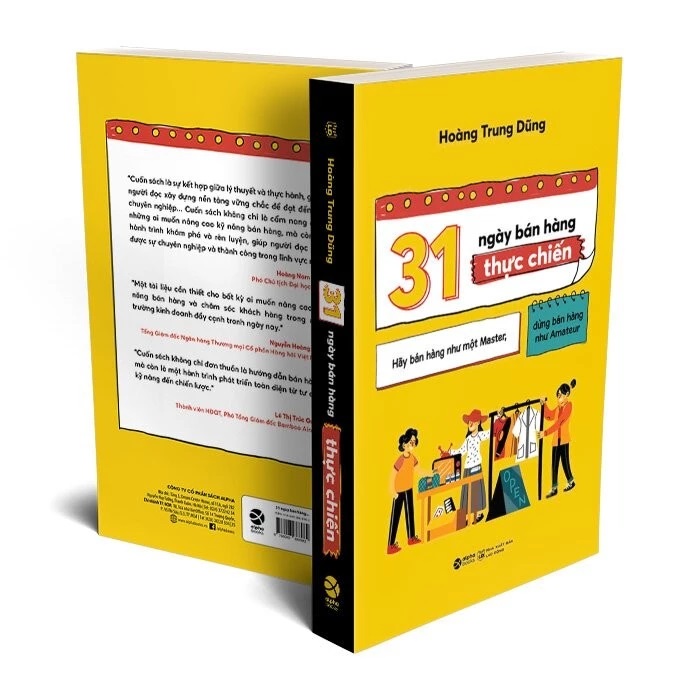 Sách - 31 Ngày Bán Hàng Thực Chiến - Hoàng Trung Dũng - AlphaBooks