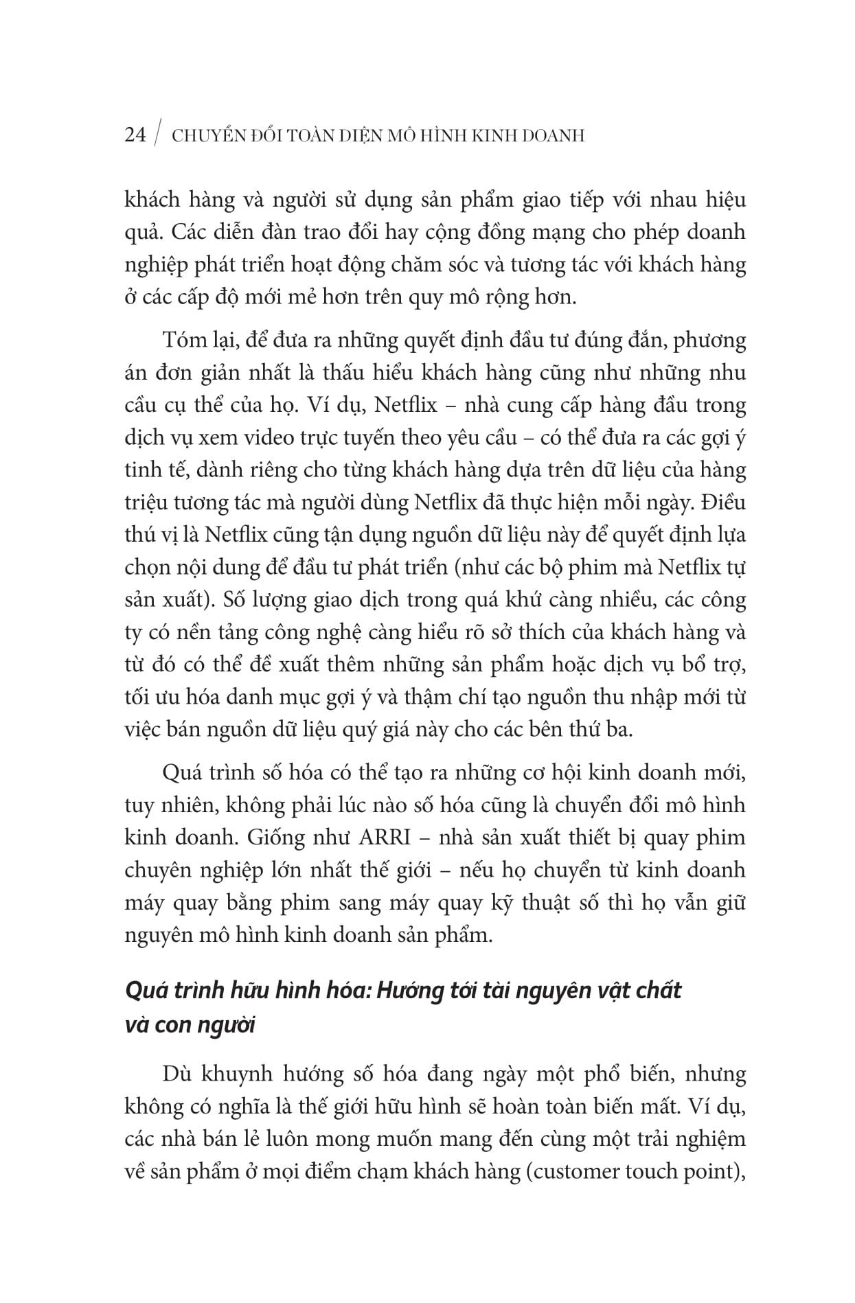 Pre-Order - Chuyển Đổi Toàn Diện Mô Hình Kinh Doanh
