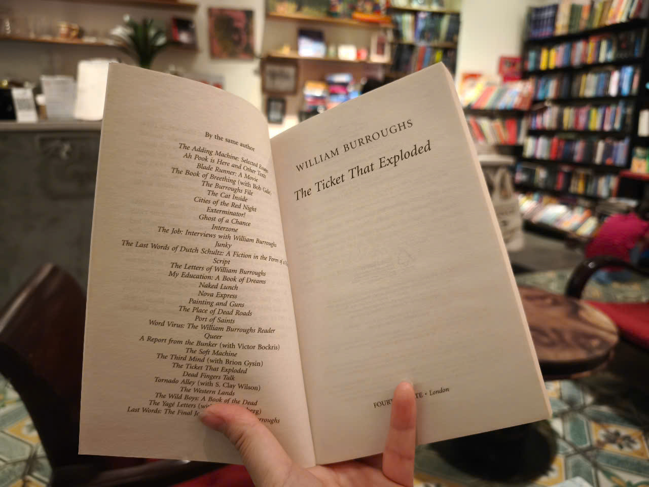 Sách - The Ticket That Exploded by William Burroughs - Fiction / Science Fiction in English