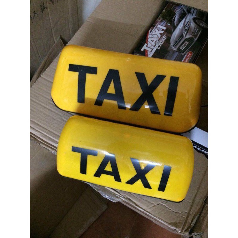 Mào TAXI hút nam châm có đèn LED gắn nóc ô tô cao cấp chạy nguồn 12v
