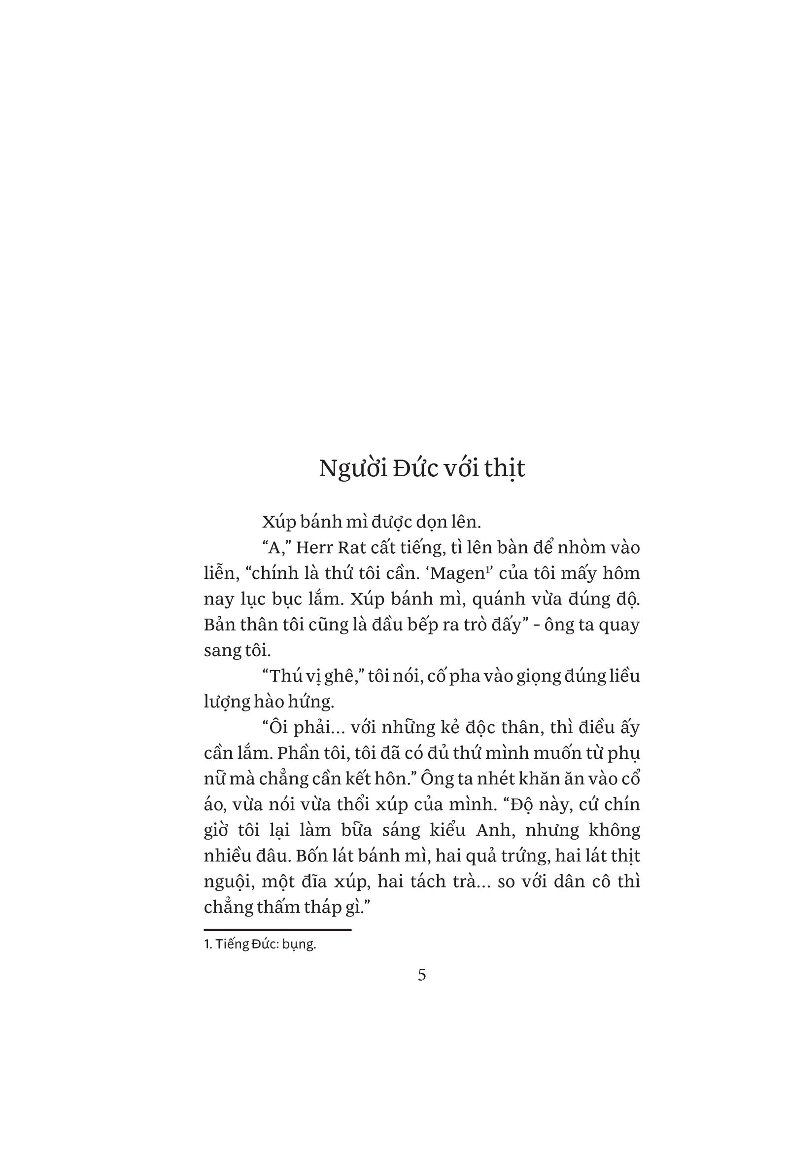 Ở nhà trọ Đức - Katherine Mansfield