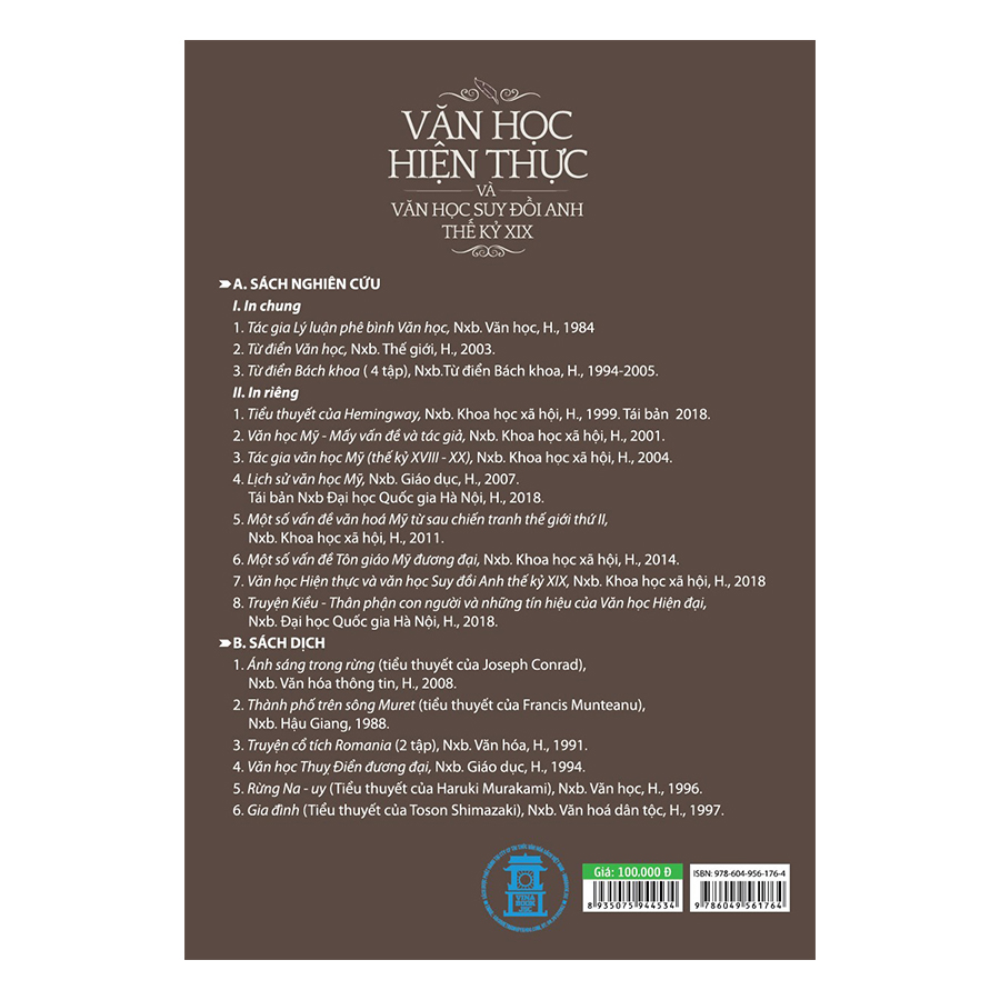 Văn Học Hiện Thực Và Văn Học Suy Đồi Anh Thế Kỷ XIX