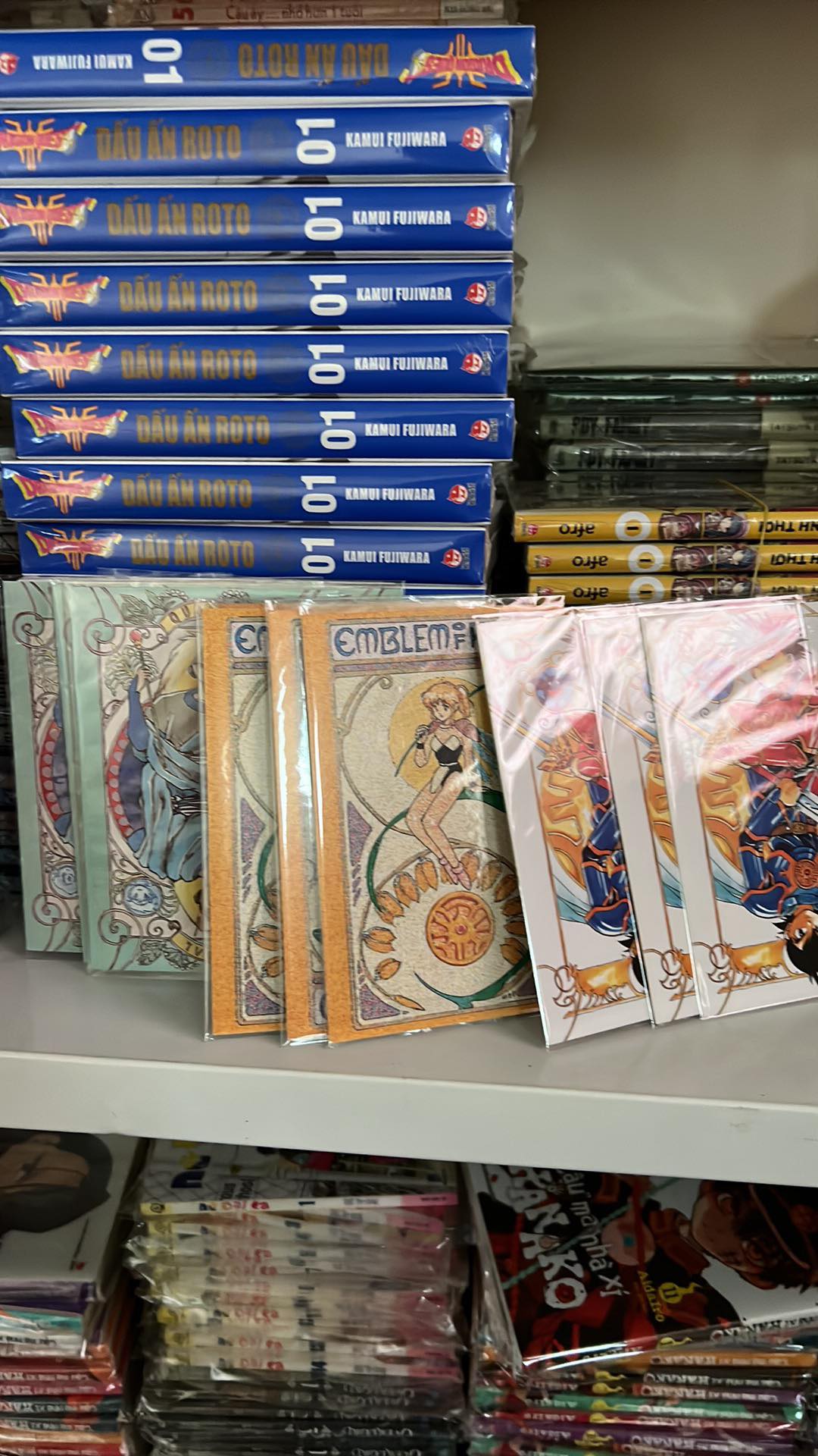 Truyện - Dragon Quest - Dấu Ấn Roto - Perfect Edition - Trọn Bộ 15 Tập Tăng kèm 3 card 3 màu - Kamui Fujiwara & Chiaki Kawamata - NXB Kim Đồng