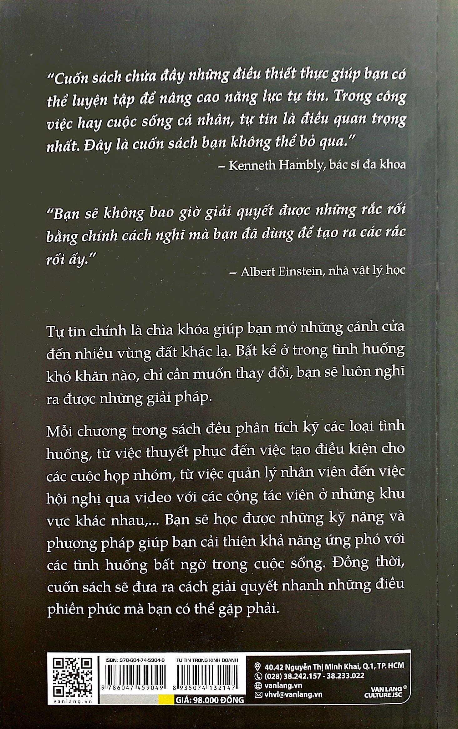 Tự Tin Trong Kinh Doanh