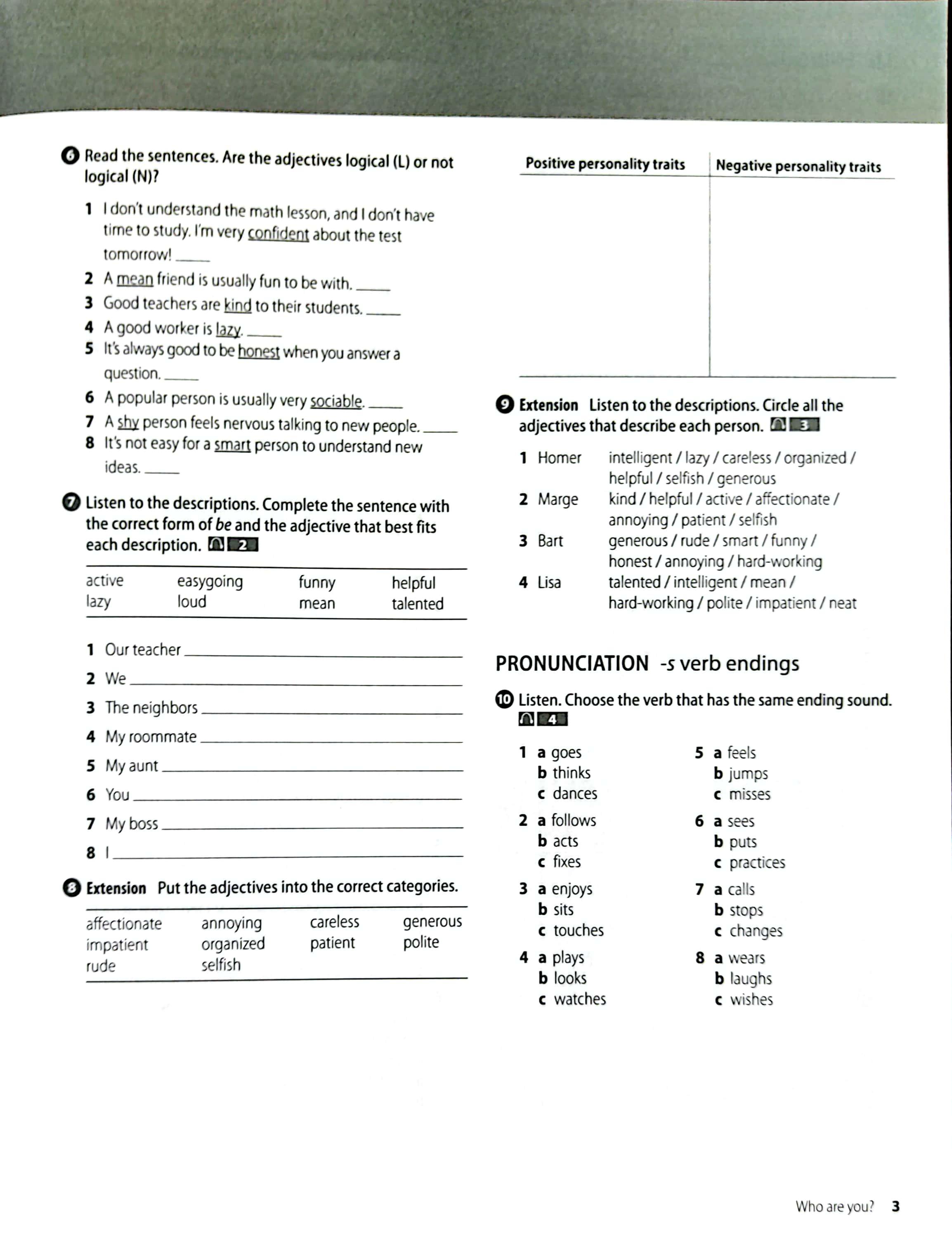 Perspectives 1: Workbook (American Edition)