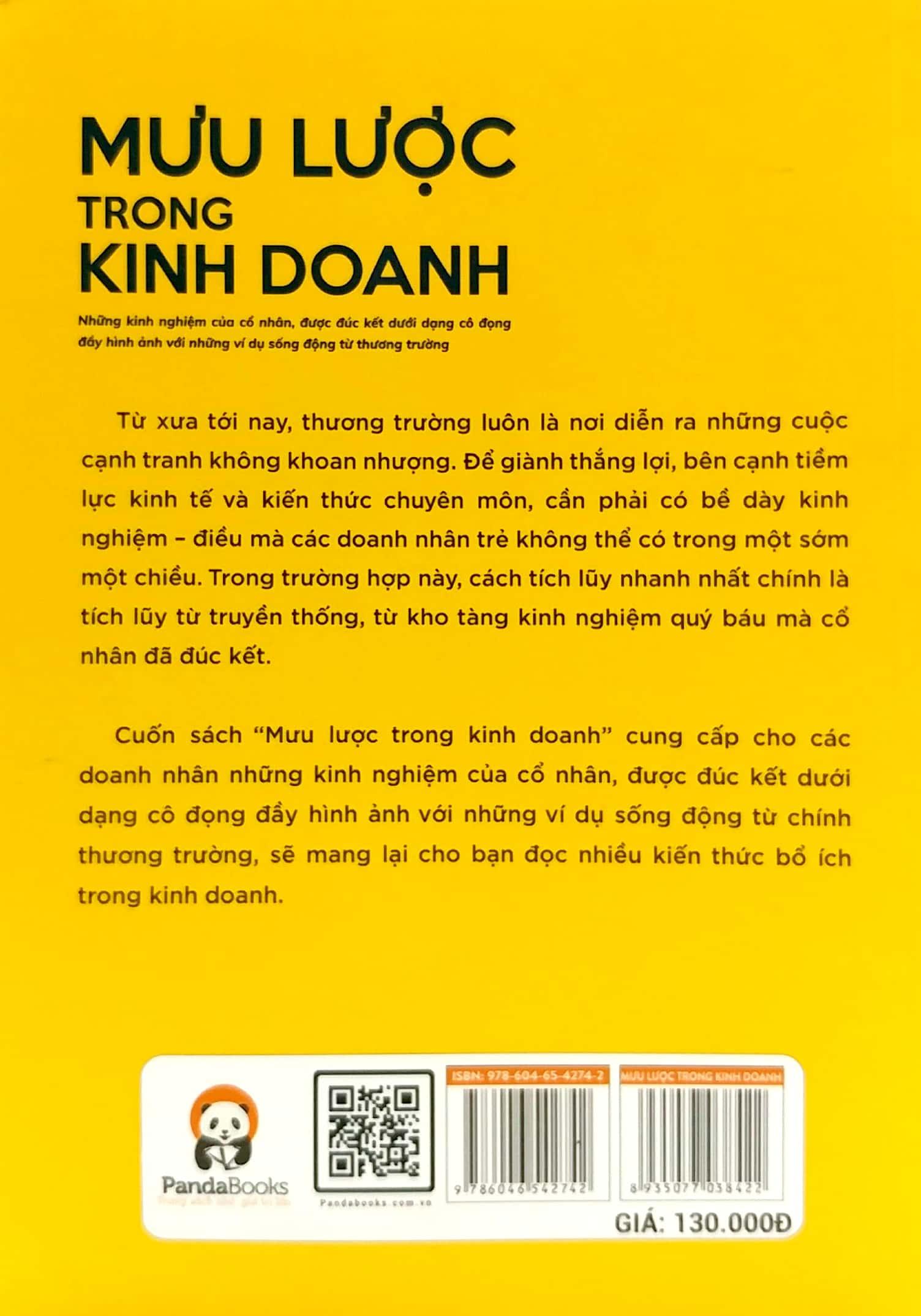 Mưu Lược Trong Kinh Doanh (Tái Bản)