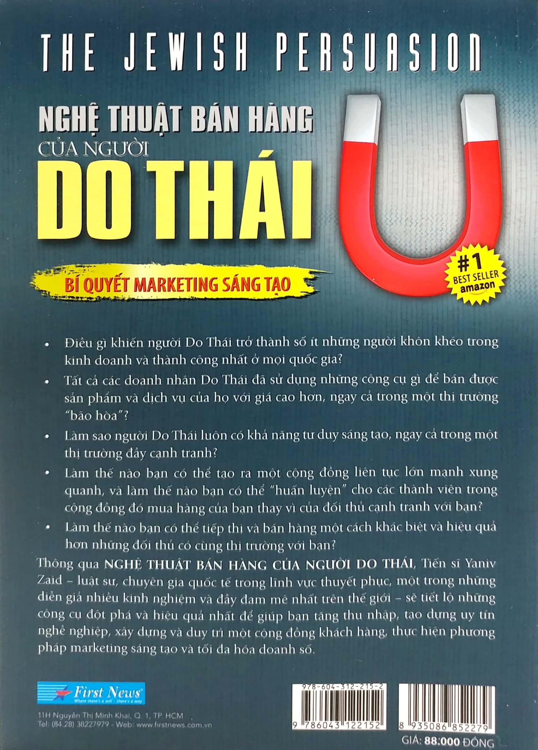Sách Nghệ Thuật Bán Hàng Của Người Do Thái (Tái Bản 2020)
