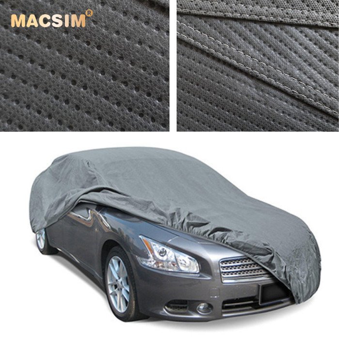 Bạt phủ ô tô chất liệu vải không dệt cao cấp thương hiệu MACSIM dành cho hãng xe Hyundai Venue màu ghi