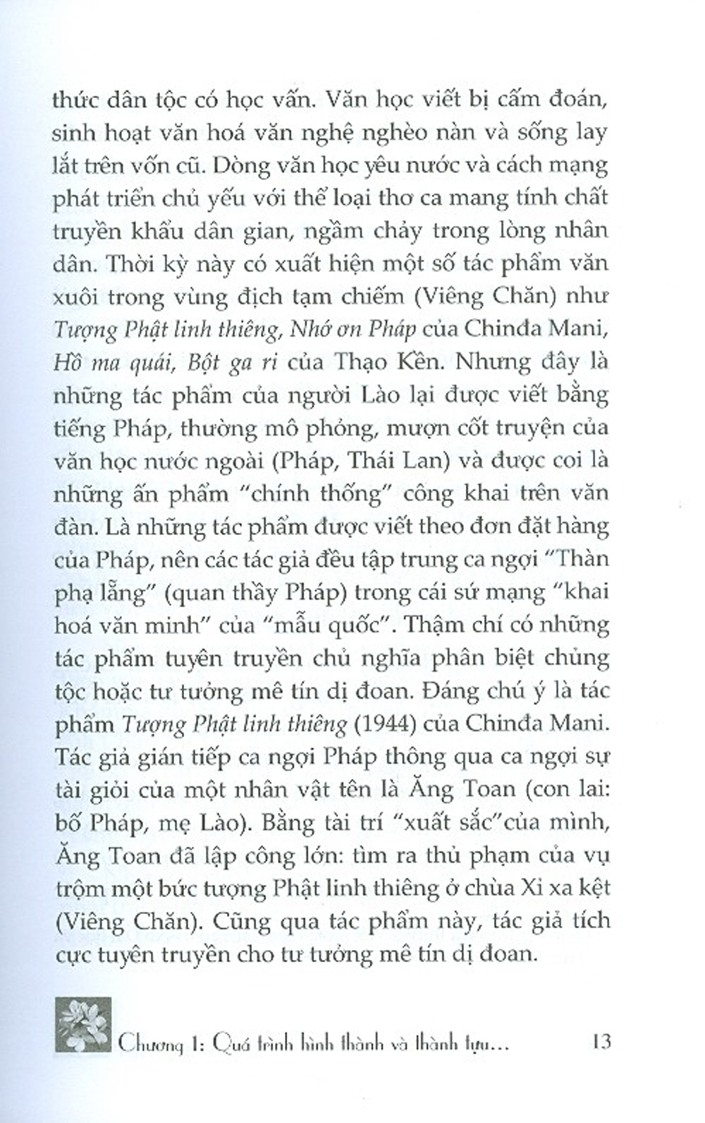 Diện Mạo Văn Học Cận Hiện Đại Lào - Tập 2