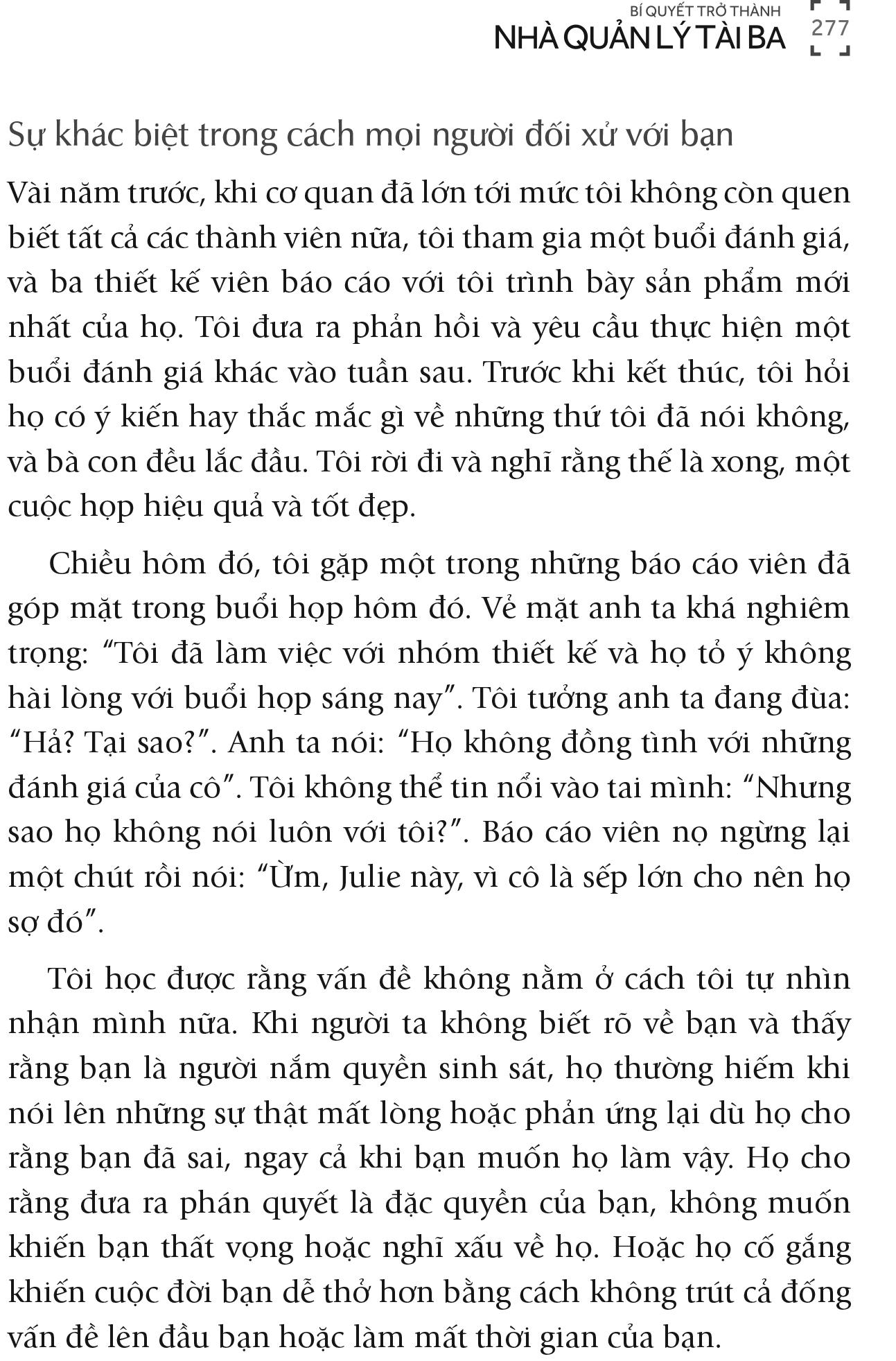 Bí Quyết Trở Thành Nhà Quản Lý Tài Ba