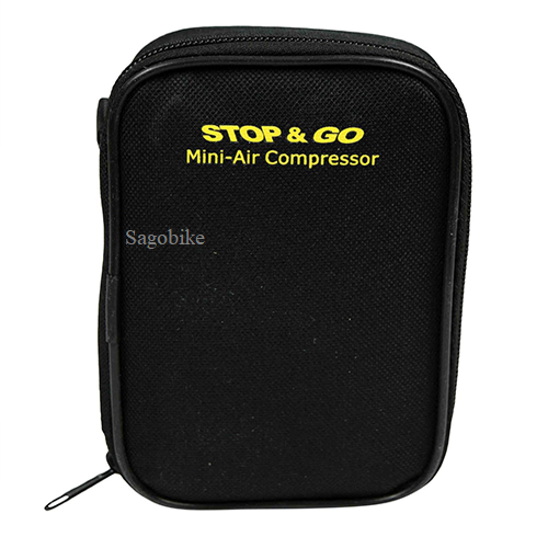 Máy bơm lốp Mini-Air Stop&go, bộ bơm lớp xe ô tô, xe máy, xe mô tô, xe điện, xe đạp....
