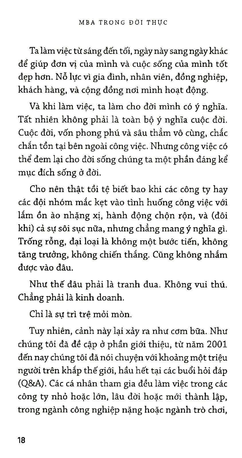Mba Trong Đời Thực