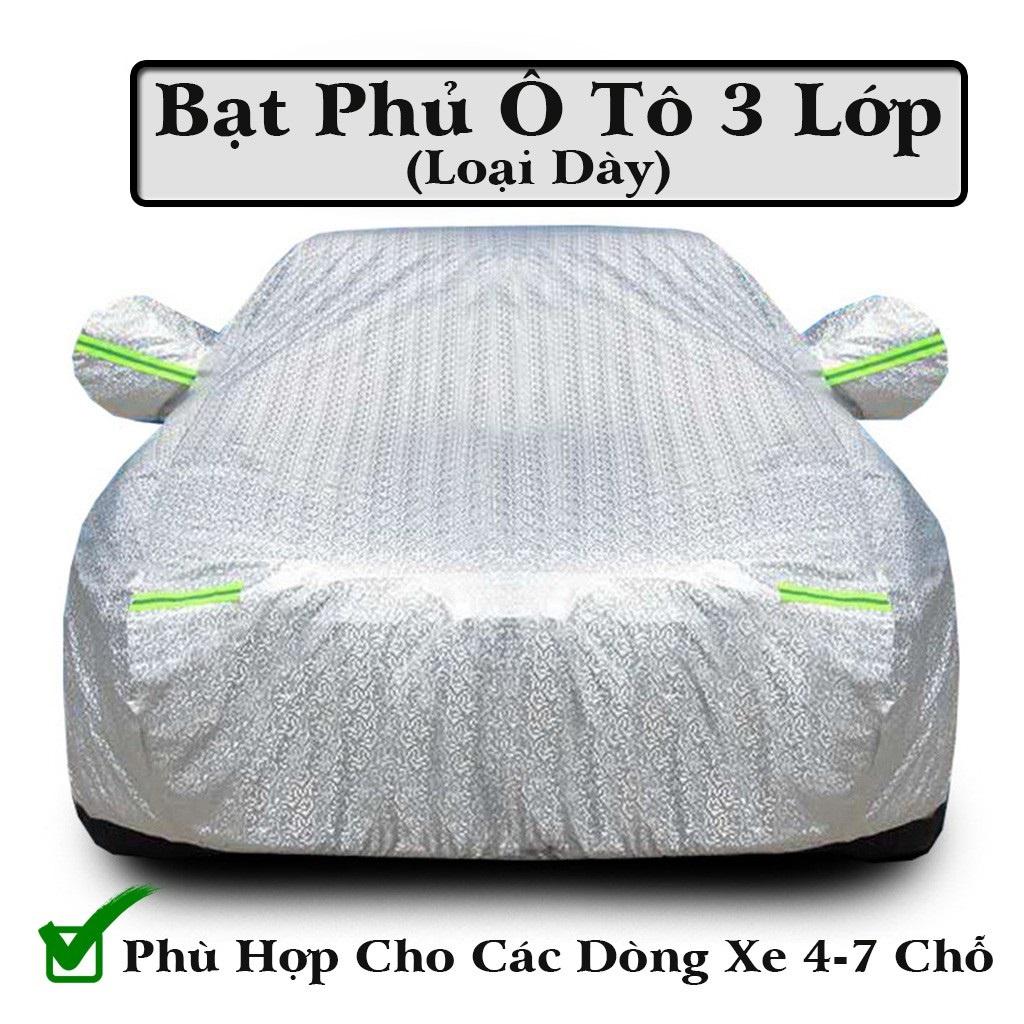Bạt Phủ Xe Ô Tô Chevrolet Spark, Colorado, Trailblazer, Aveo, Cruze, Orlando, Captiva Bạt phủ Tráng nhôm 3 lớp