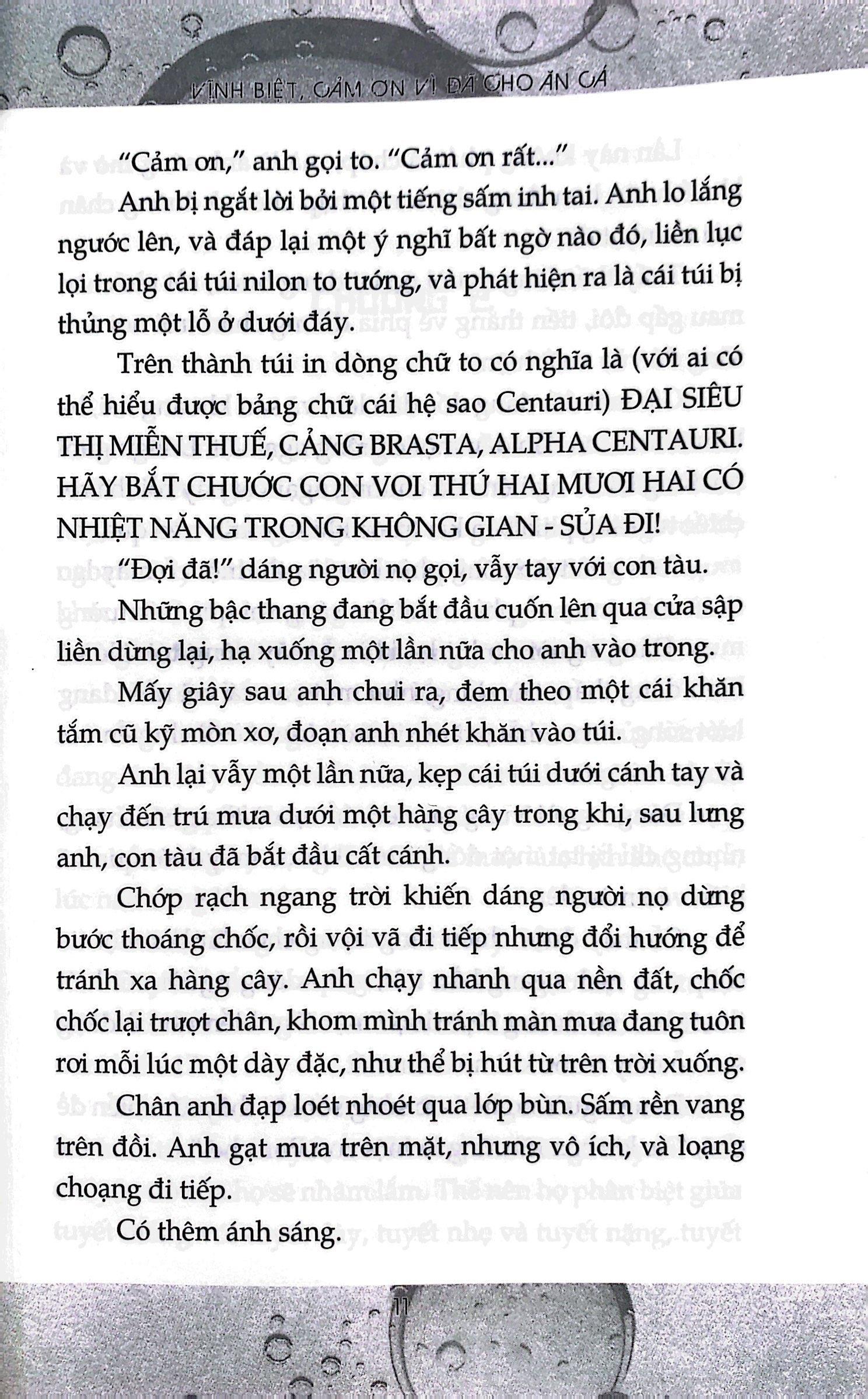 Vĩnh Biệt, Cảm Ơn Vì Đã Cho Ăn Cá