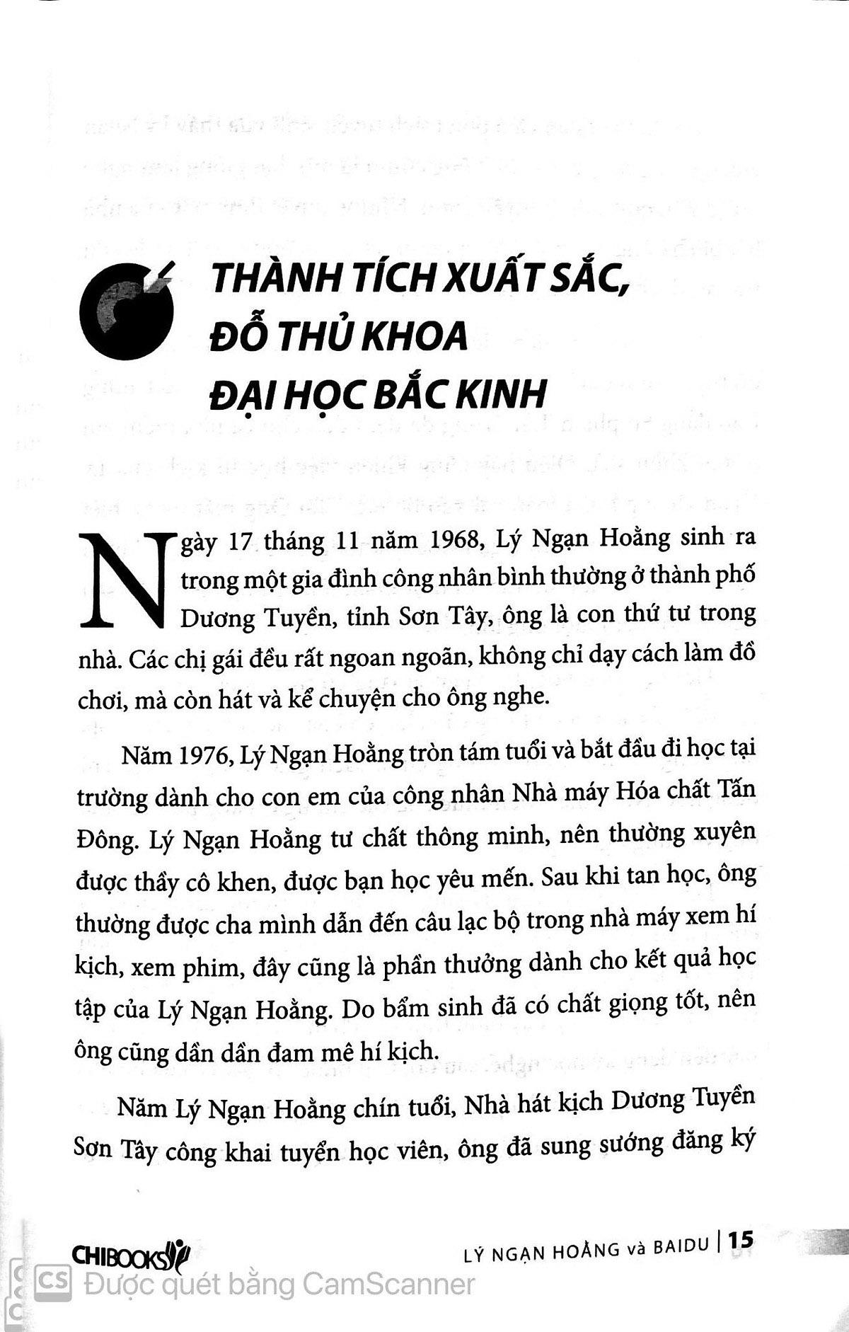 Lý Ngạn Hoằng Và Baidu (Seri Tủ Sách Doanh Nhân Hàng Đầu Châu Á)