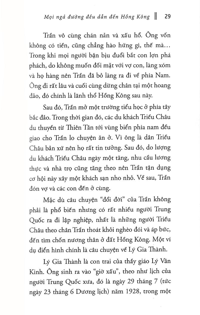 Lý Gia Thành – “Ông Chủ Của Những Ông Chủ” Trong Giới Kinh Doanh Hồng Kông (Tái Bản)