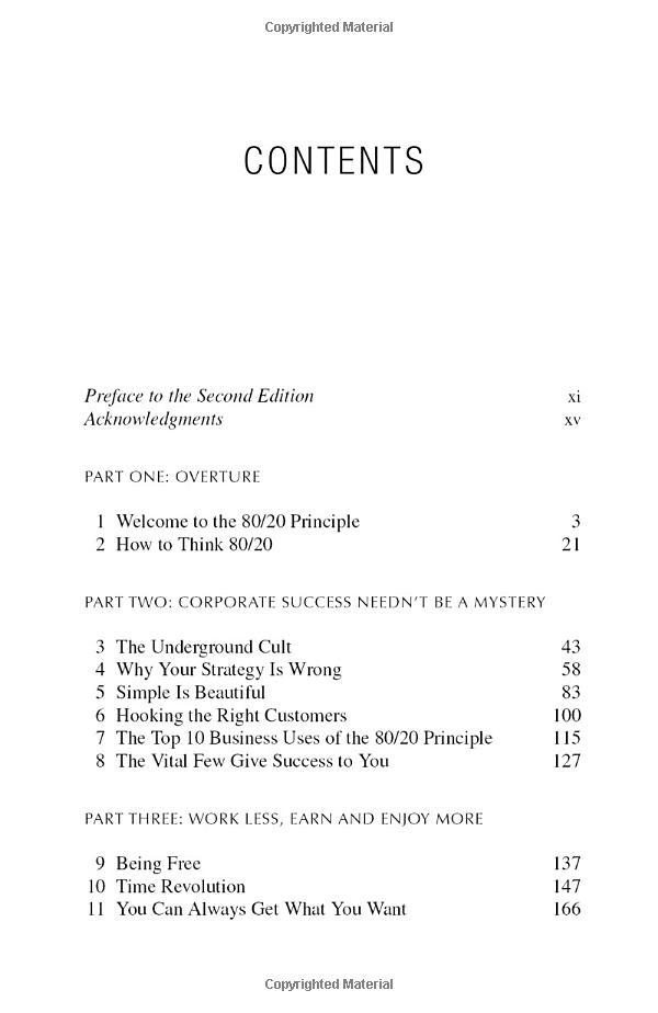The 80/20 Principle: The Secret to Success by Achieving More with Less