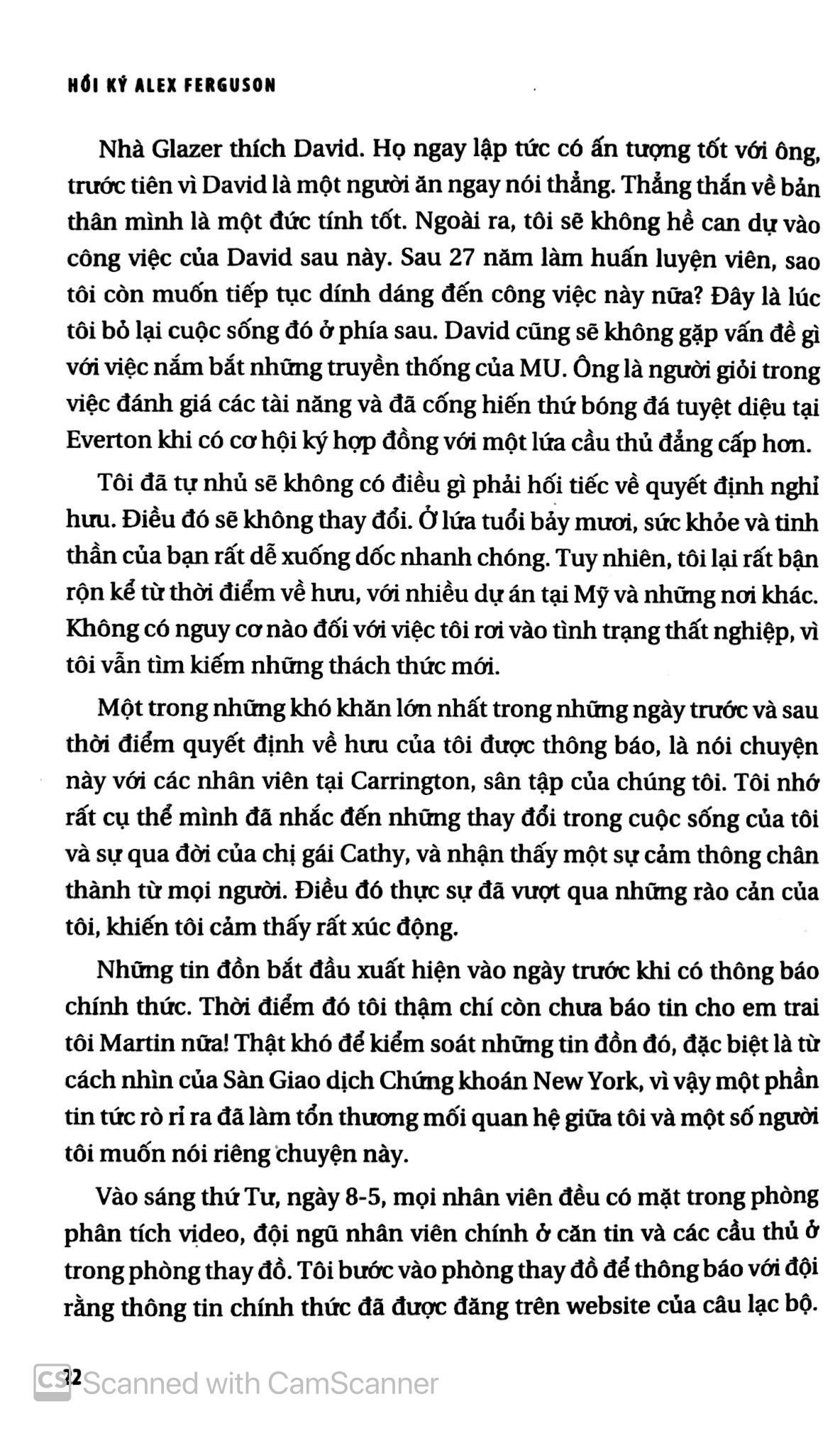 Hồi Ký Alex Ferguson (Tái Bản)