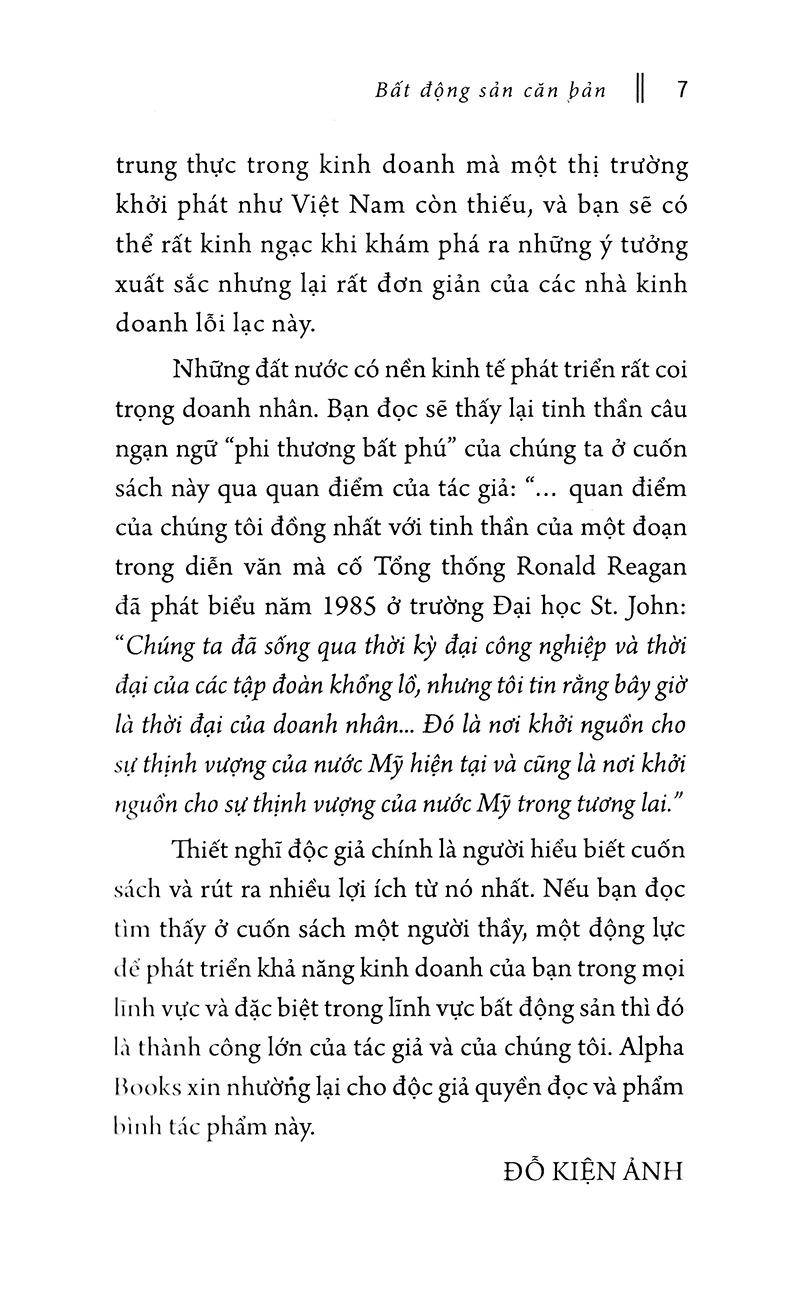 Bất Động Sản Căn Bản (Tái Bản 2018)