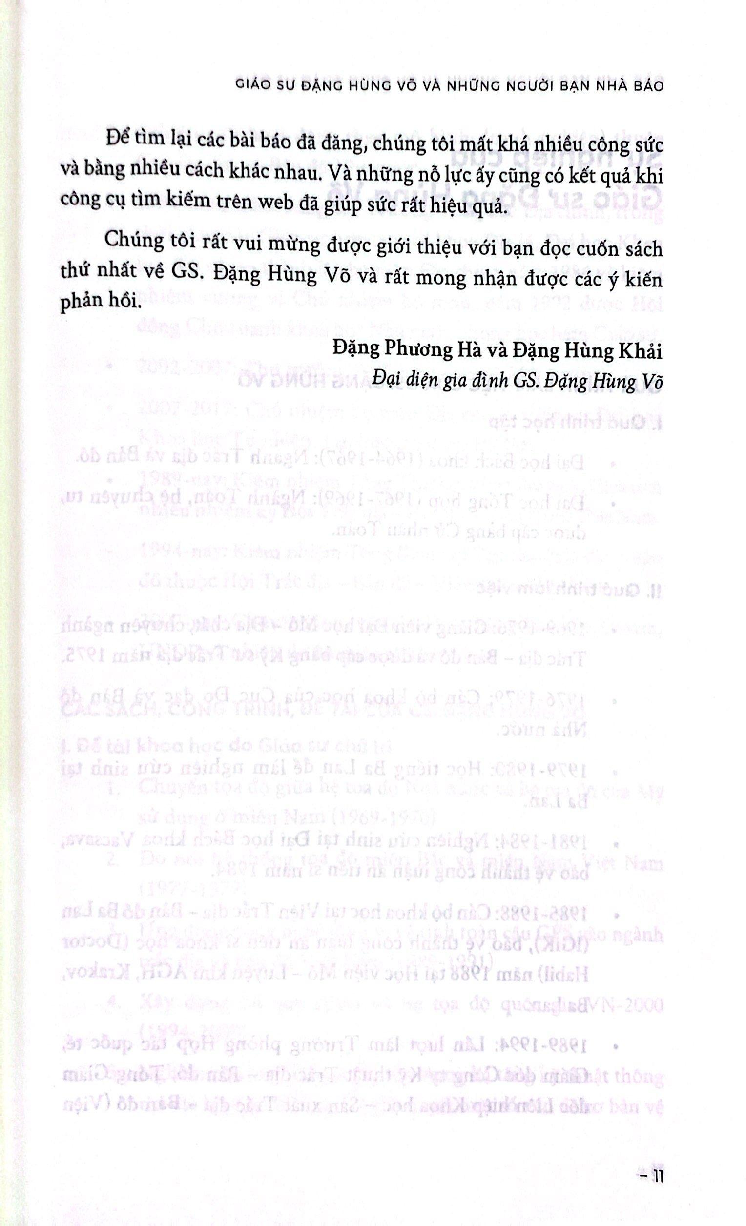Giáo Sư Đặng Hùng Võ Và Những Người Bạn Nhà Báo