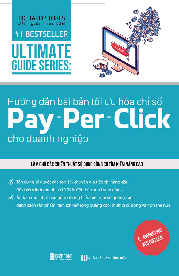 Bộ 5 cuốn sách DL Utimate Guide Series: Hướng dẫn bài bải tối ưu hóa chỉ số Pay – per – Click cho doanh nghiệp + Hướng dẫn bài bản quảng cáo google adwords: Cách tiếp cận 100 triệu người trong 10 phút | Ultimate Guide Series + Ultimate Guide Series: Hướn