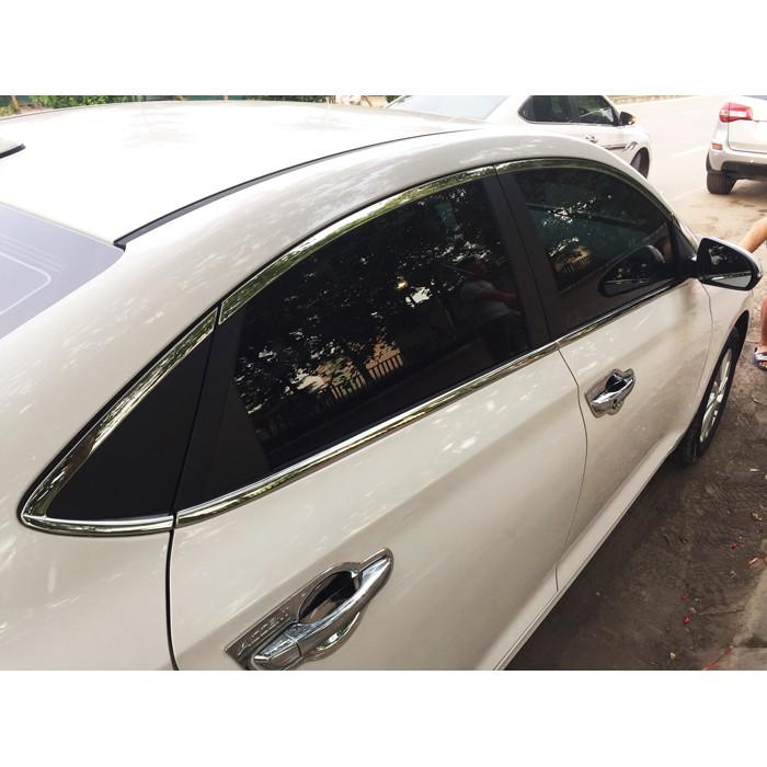 Bộ Ốp, Nẹp viền cong, chân kính Hyundai Accent 2018-2020