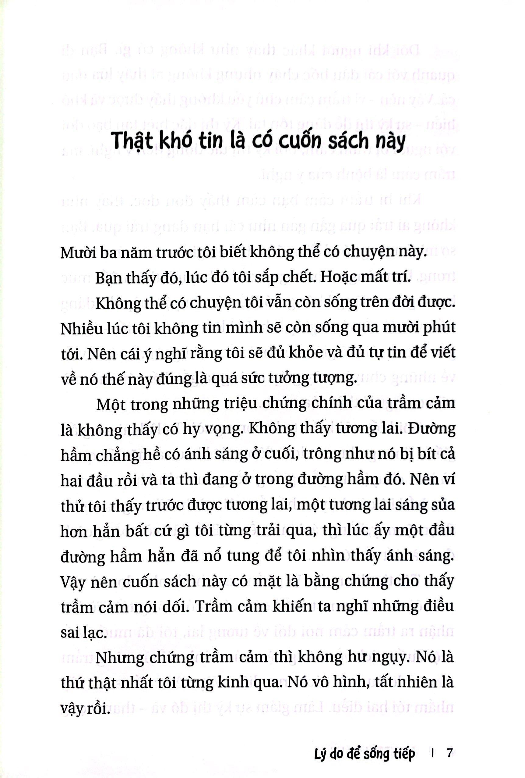 Lý Do Để Sống Tiếp