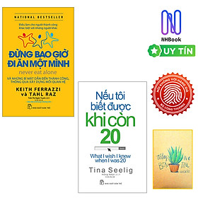 Combo Nếu Tôi Biết Được Khi Còn 20 và Đừng Bao Giờ Đi Ăn Một Mình