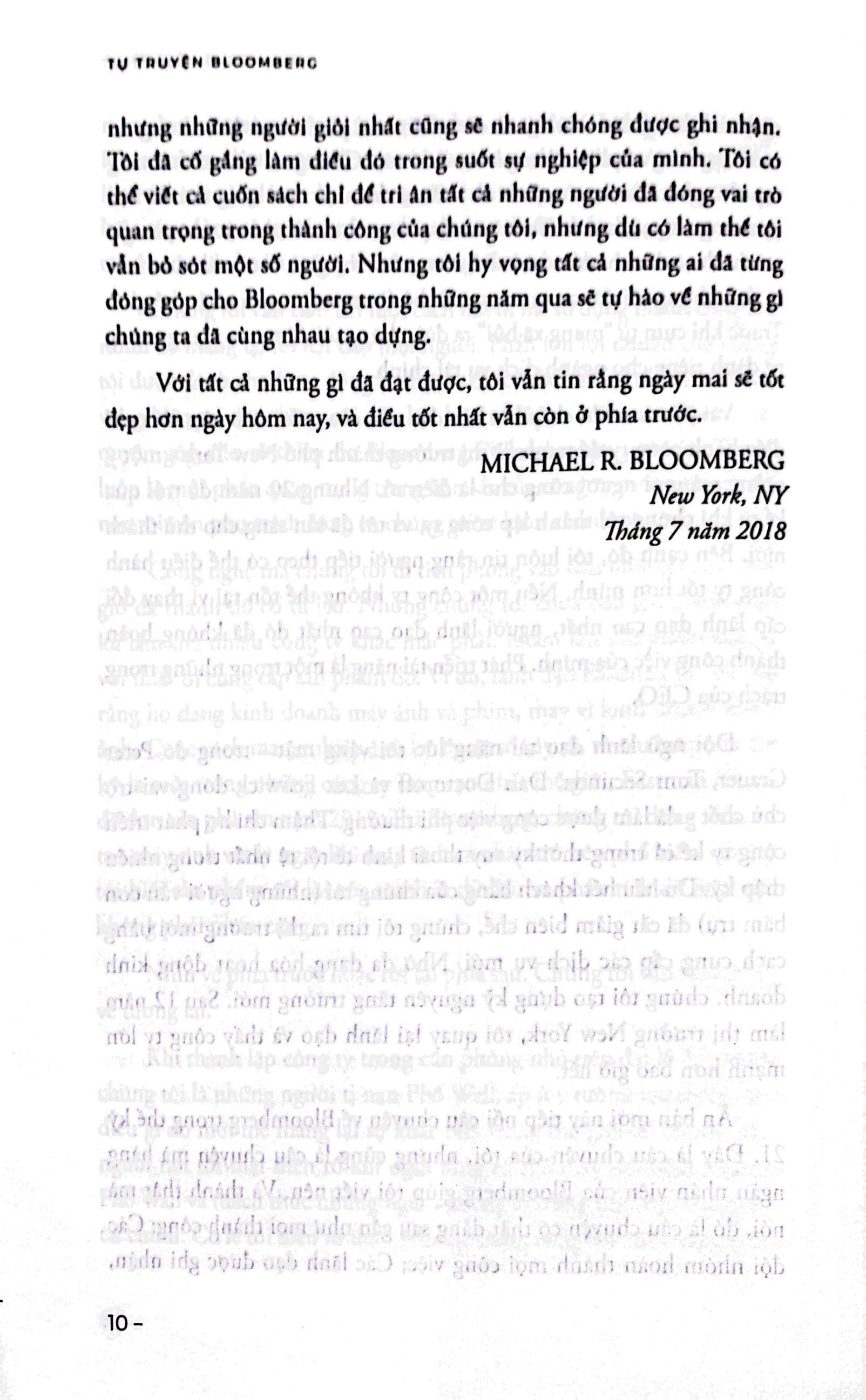 Bloomberg Tự Truyện