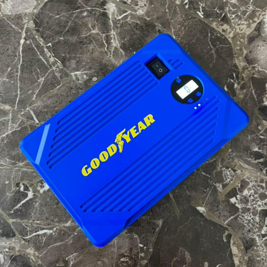 Bộ kích bình ắc quy kiêm bơm lốp và sạc dự phòng Goodyear GY-5282 dung lượng 10400mAh - Hàng Chính Hãng