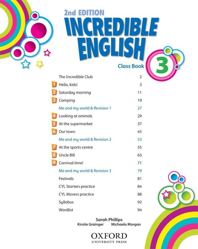 Incredible English 3 Class Book 2Ed