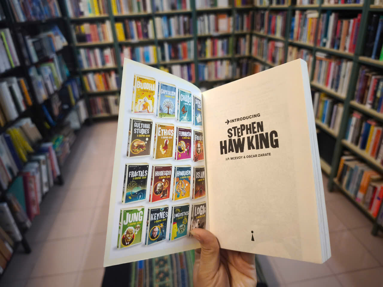 Sách - Introducing Stephen Haw King A Graphic Guide by J.P. McEvoy - Science/ Nonfiction /Biography