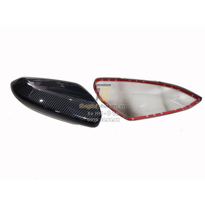 Bộ ốp gương chiếu hậu Honda Civic 2016-2019 vân Carbon cap cấp