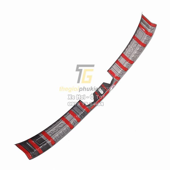 Trọn bộ ỐP BẬC CỐP VÀ BẬC CỬA xe Mazda CX8, CX-8 vân Carbon