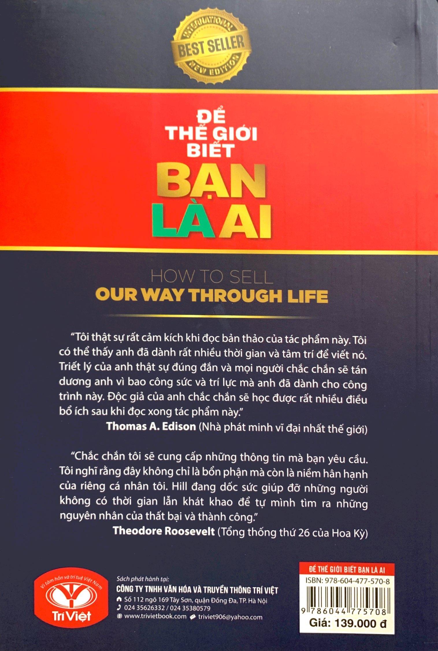 Để Thế Giới Biết Bạn Là Ai - How To Sell Our Way Through Life