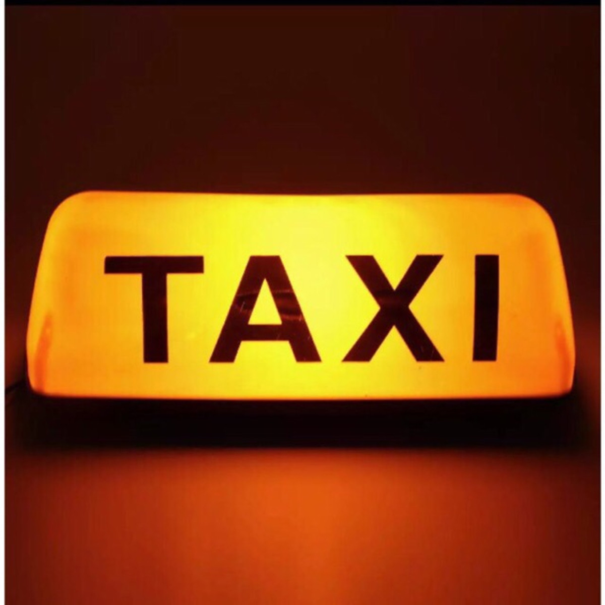 Mào TAXI hút nam châm có đèn LED gắn nóc ô tô cao cấp chạy nguồn 12v