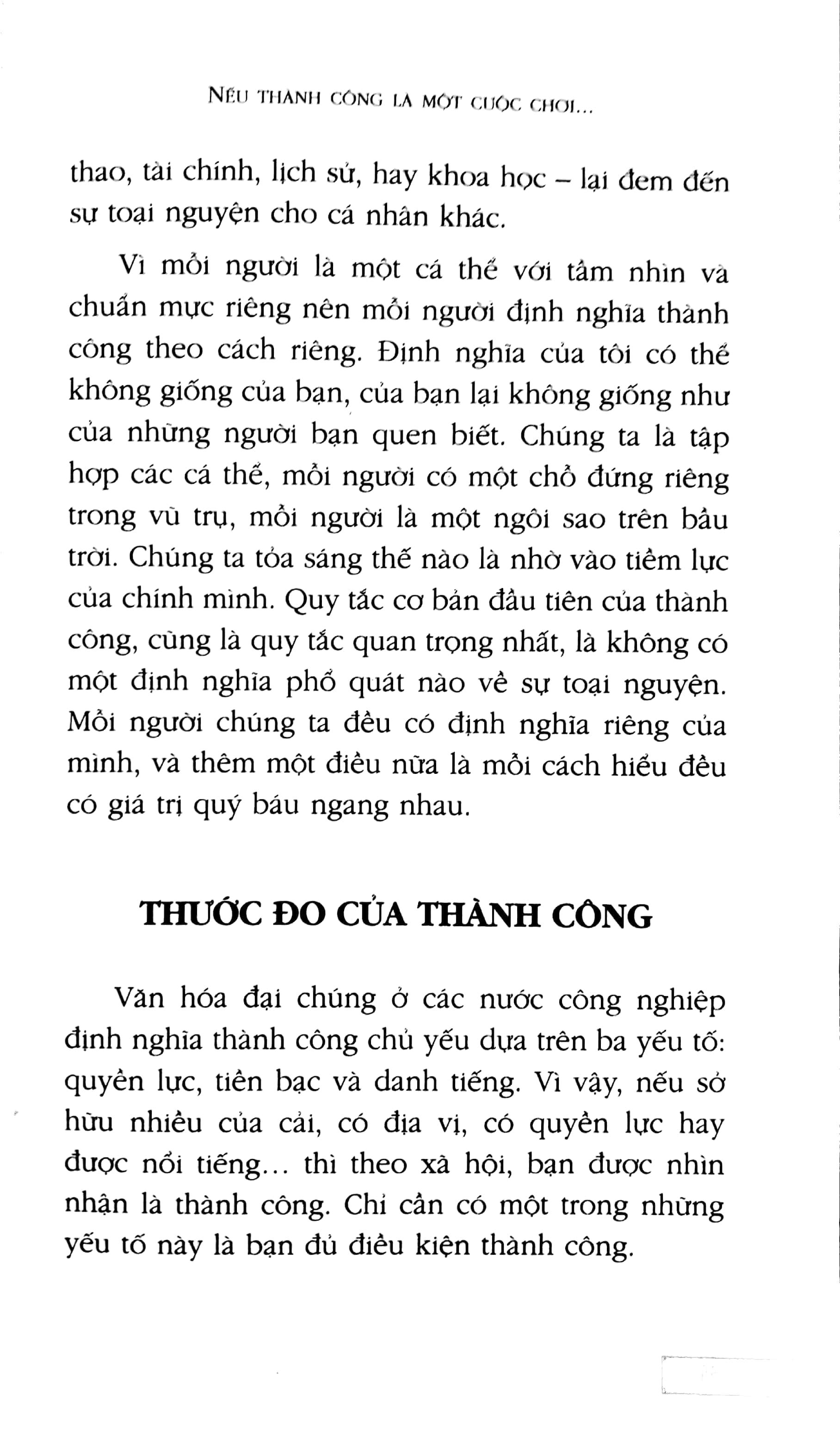 Nếu Thành Công Là Một Cuộc Chơi... (Tái Bản)