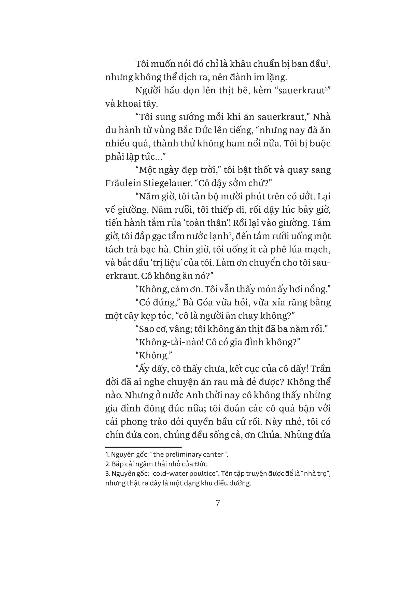 Ở nhà trọ Đức - Katherine Mansfield