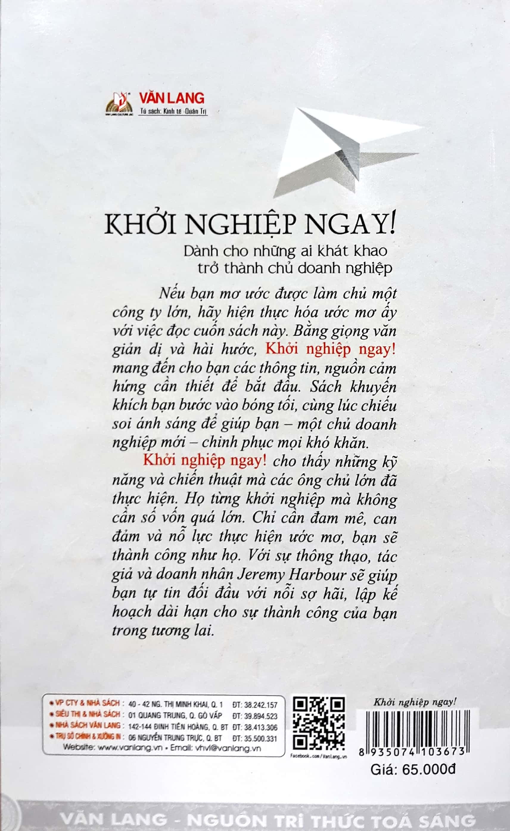 Khởi Nghiệp Ngay ! - Vanlangbooks