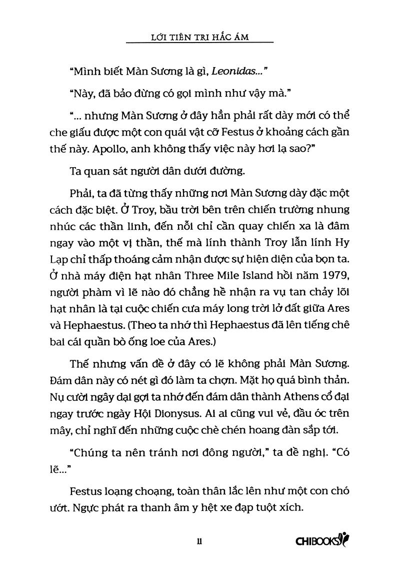 Lời Tiên Tri Hắc Ám (Tái Bản 2018) - Phần 2 Series Những Thử Thách Của Apollo