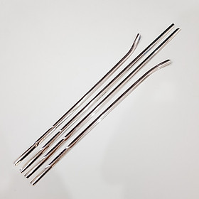 Bộ nẹp viền cong kính INOX dành cho xe Honda Brio 2019-2020