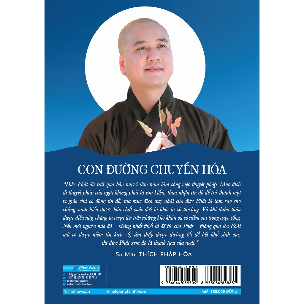 Sách - Con Đường Chuyển Hóa - Tác giả Sa Môn Thích Pháp Hòa