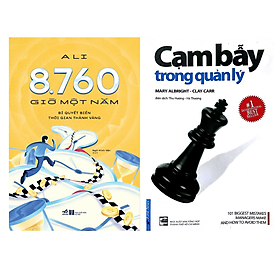 Sách Combo 2 Cuốn: 8760 Giờ Một Năm – Bí Quyết Biến Thời Gian Thành Vàng nn + Cạm Bẫy Trong Quản Lý fs