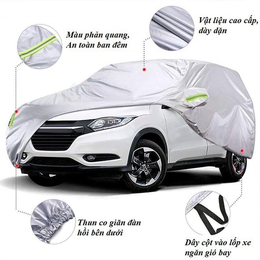 Bạt Phủ Ô Tô Vải Dù Cao Cấp - Auto Car Club Việt Nam Mua bạt phủ xe 3 lớp Peva online giá tốt bảng cỡ chuẩn