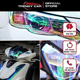 Cuộn Phim Dán Đổi Trang trí ô tô Màu Ngọc Trai Cho Đèn Pha Ô tô loại cao cấp Trang trí ngoại thất ô tô loại dày và tốt