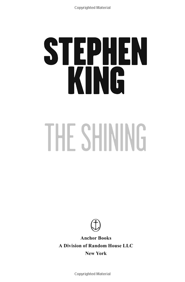 Stephen King: The Shining