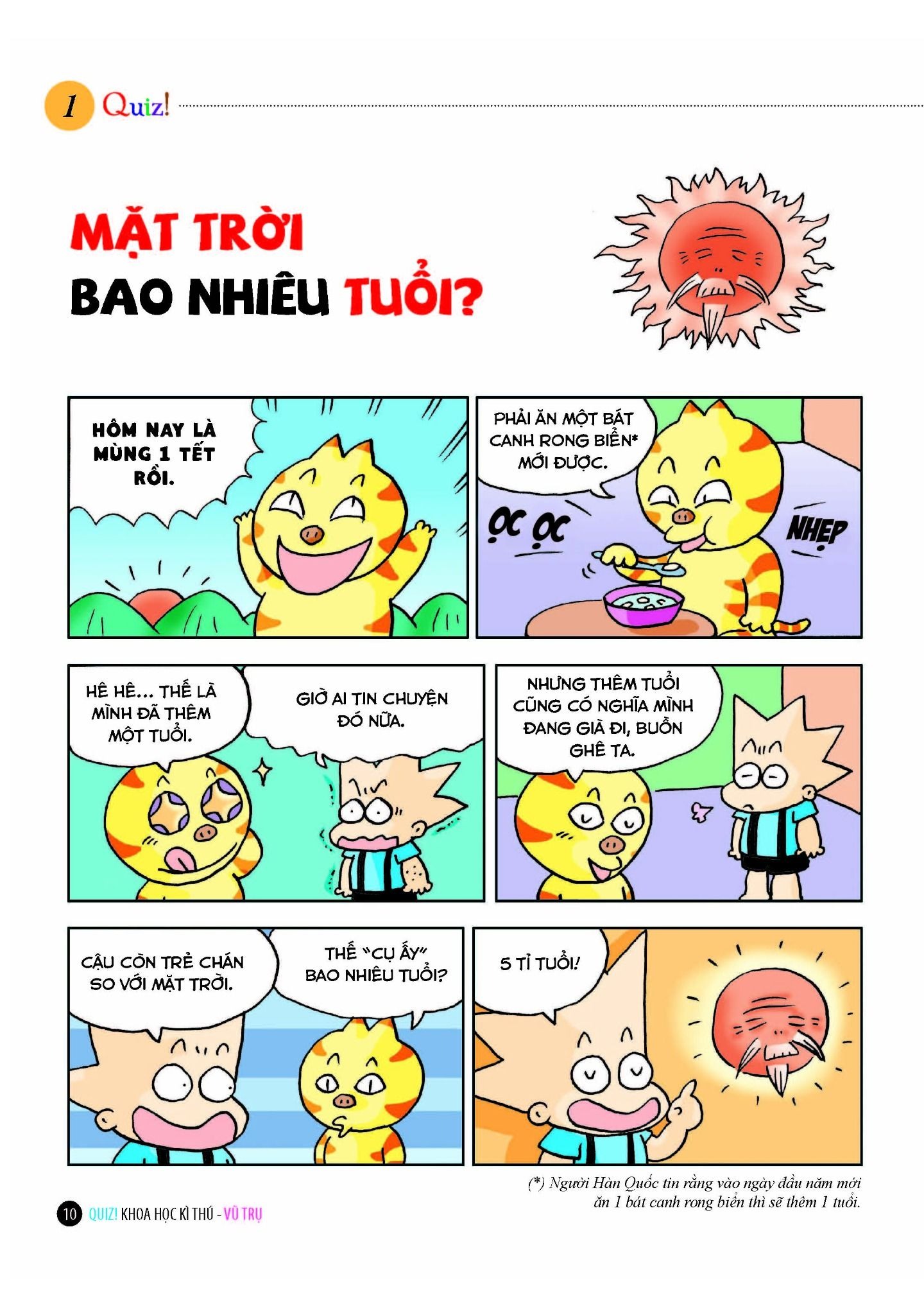 Quiz! Khoa Học Kì Thú: Vũ Trụ