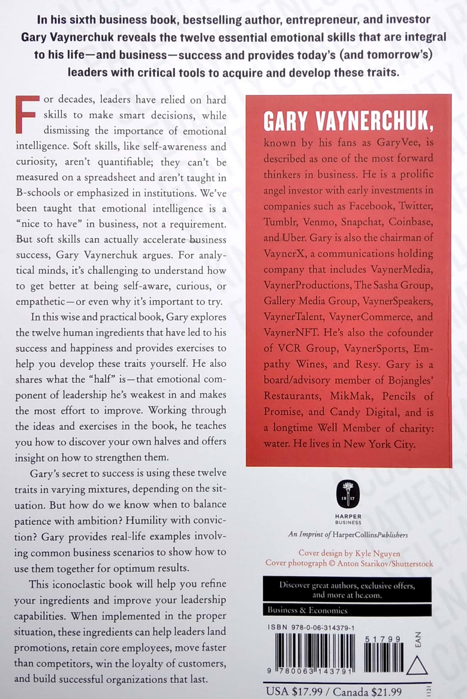 Twelve And A Half: Leveraging The Emotional Ingredients Necessary For Business Success