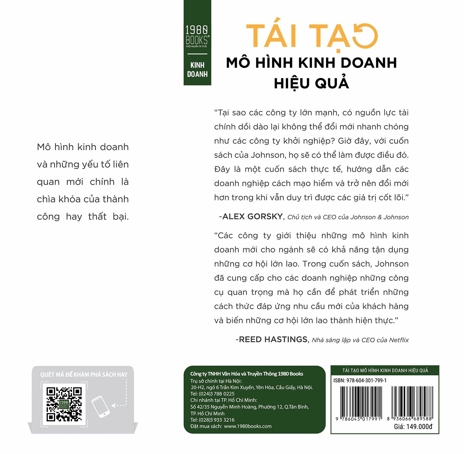 Tái Tạo Mô Hình Kinh Doanh Hiệu Quả